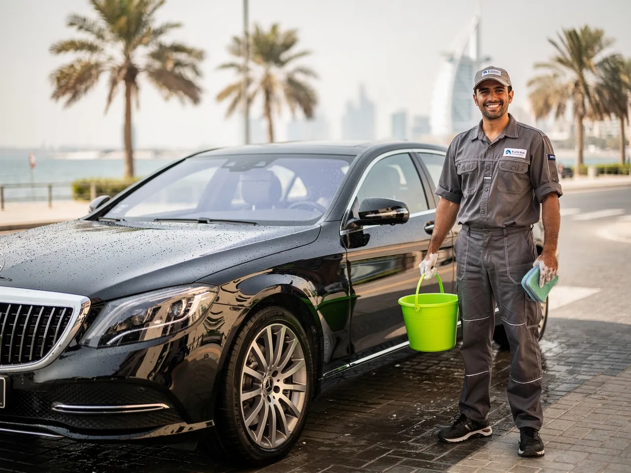 Trusted car cleaning technician in Dubai.